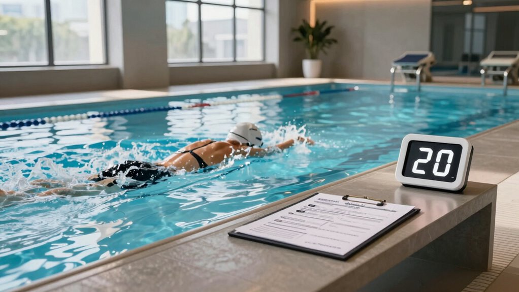 short focused swim sessions