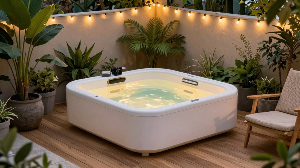 small patio spa considerations