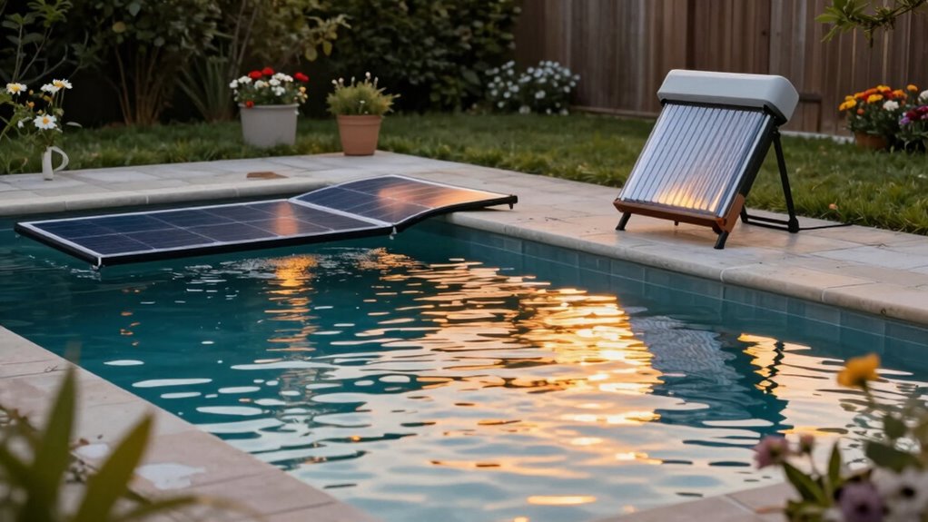 small pool heating savings