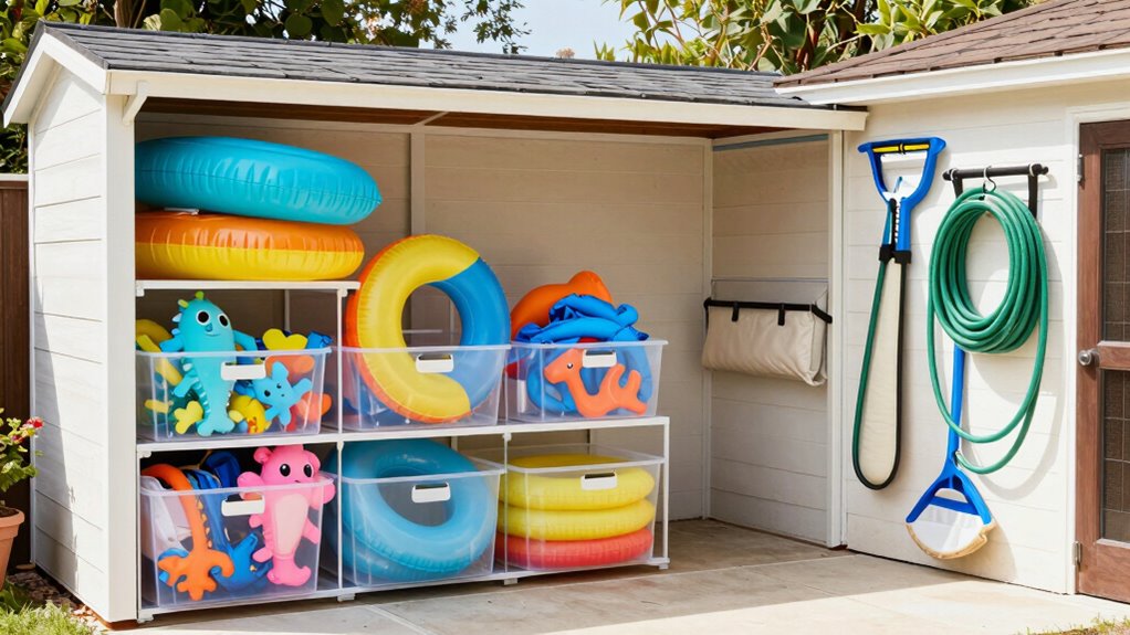 store pool gear properly