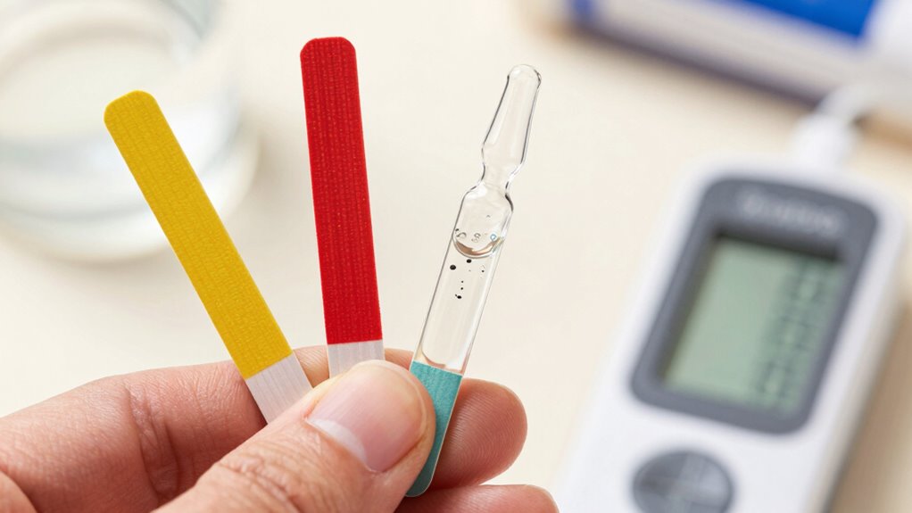 test strips chemical reactions proper storage