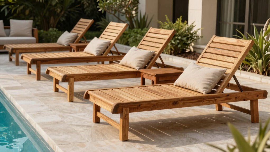 top 15 poolside teak loungers