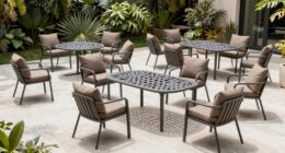top aluminum patio sets