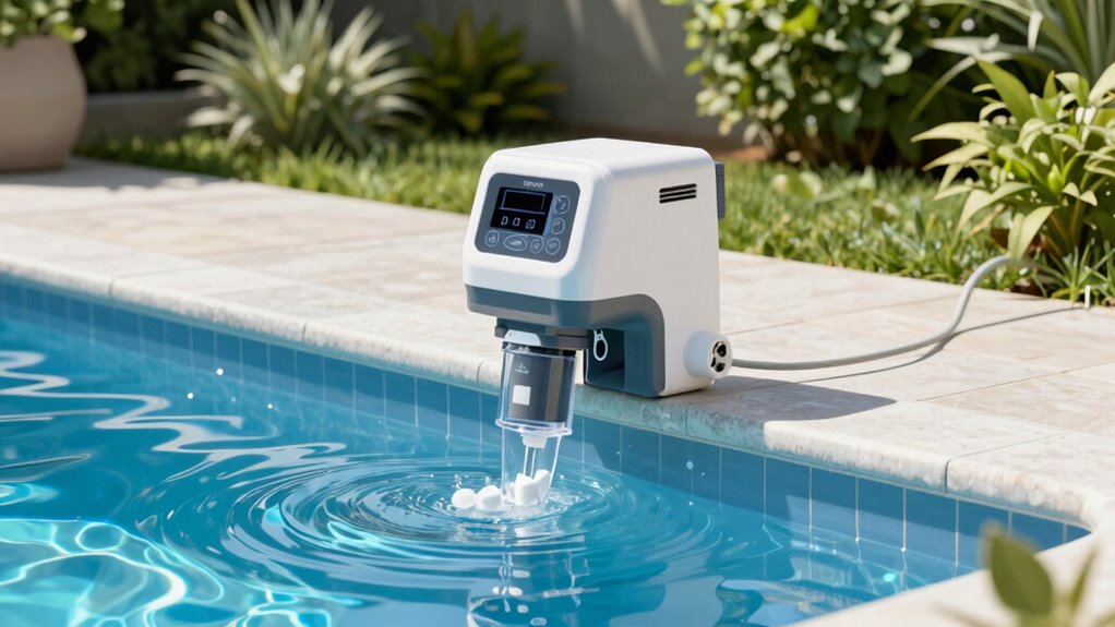 top automatic pool chlorine feeders