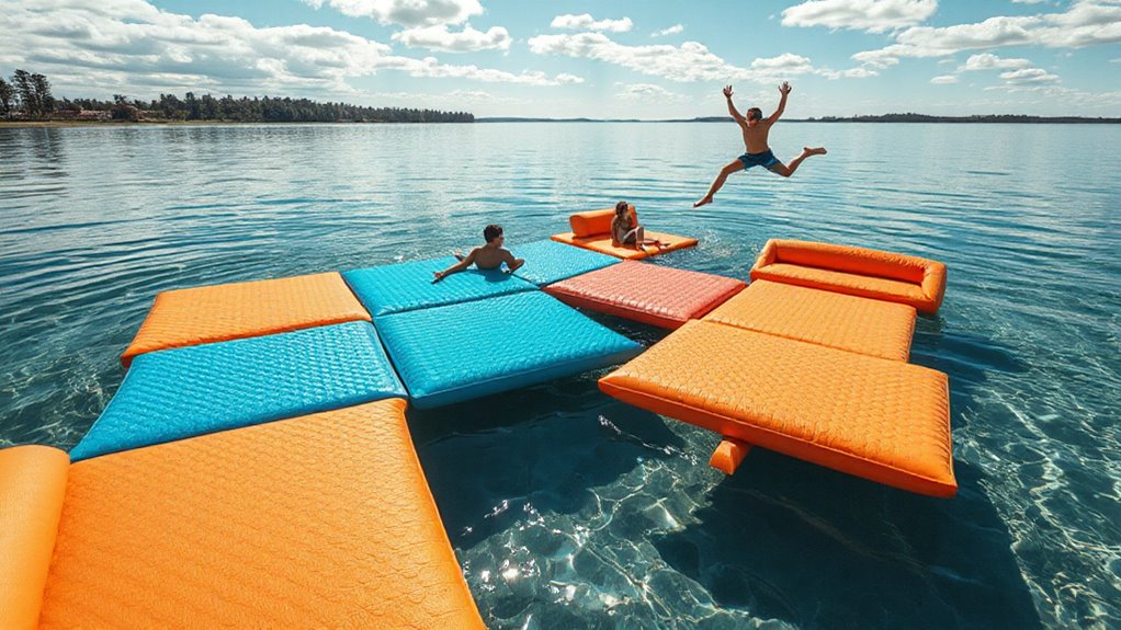 top floating lake mats