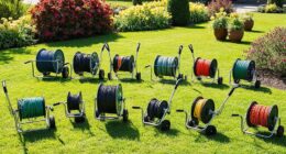 top heavy duty hose reel carts
