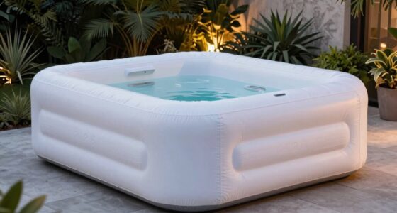 top inflatable hot tub covers