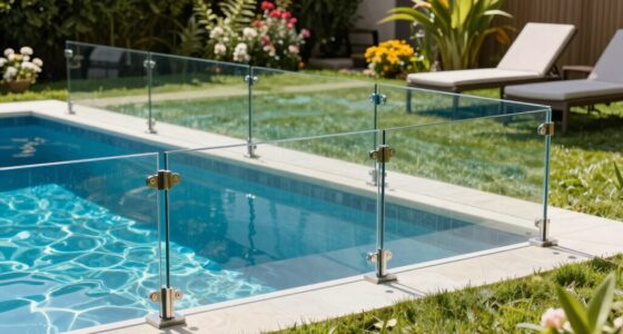 top inground pool fences