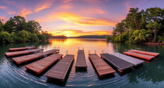 top lake dock platforms