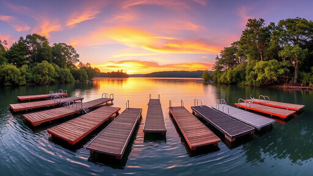 top lake dock platforms