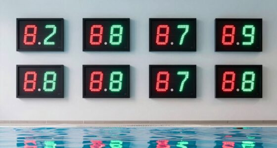 top large swimming pace clocks