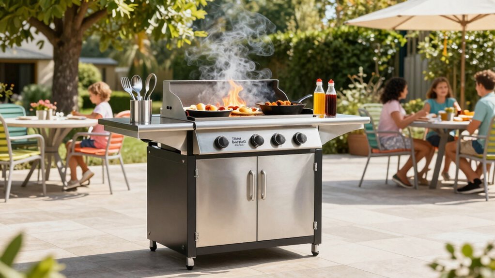 top outdoor griddle stations