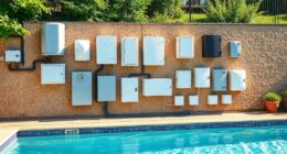 top outdoor pool electrical boxes