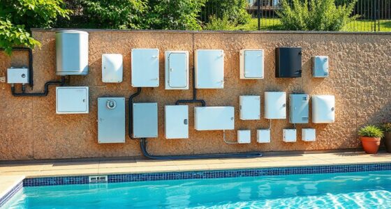 top outdoor pool electrical boxes