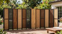 top outdoor privacy screen panels
