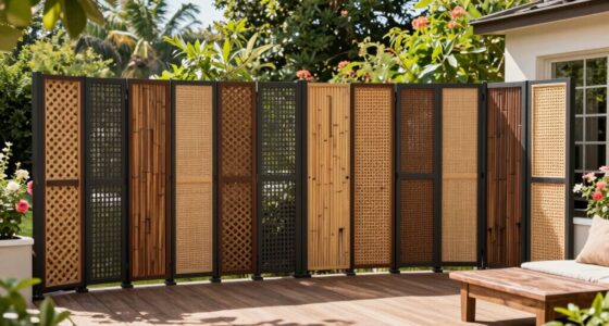 top outdoor privacy screen panels