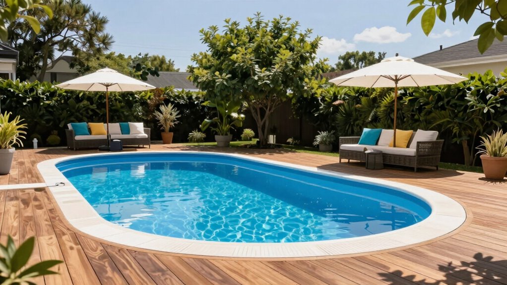 top oval pool packages