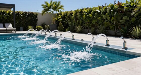 top pool bubble fountains