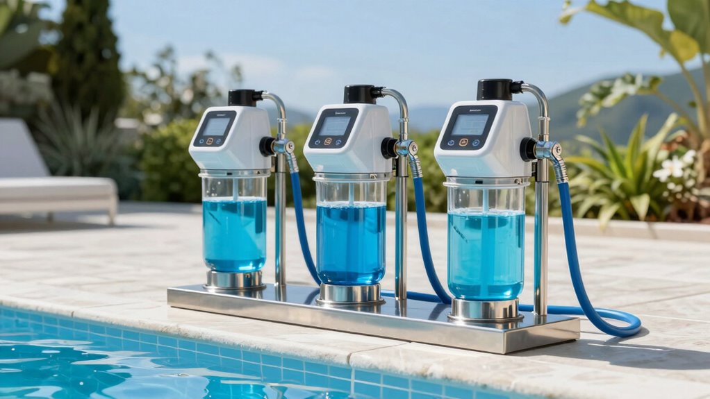 top pool chlorine pumps
