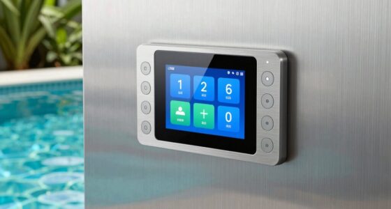 top pool control panels