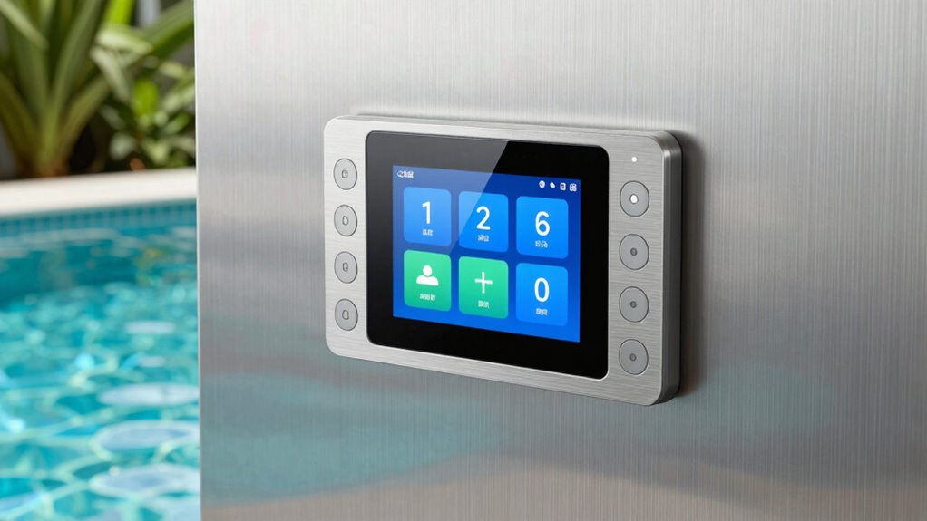 top pool control panels