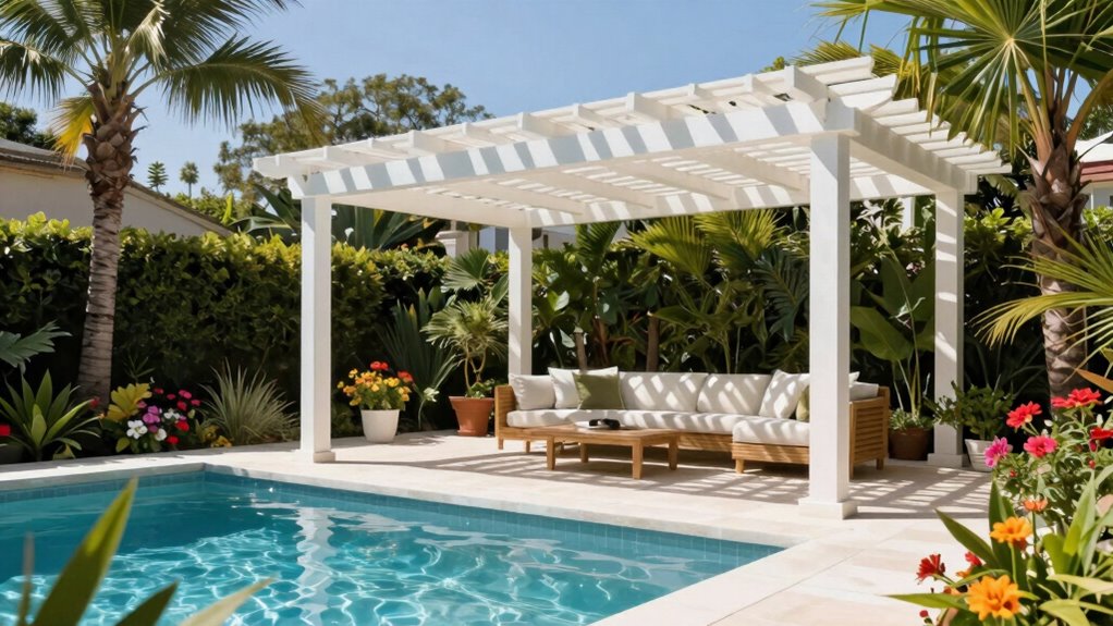 top pool pergola kits