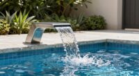 top pool scupper water features
