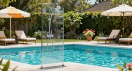 top pool shower kits