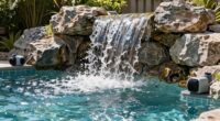 top pool waterfall pumps