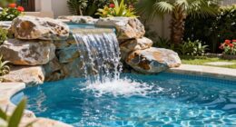 top pool waterfall spillways