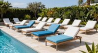 top poolside lounge sets