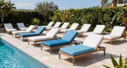 top poolside lounge sets