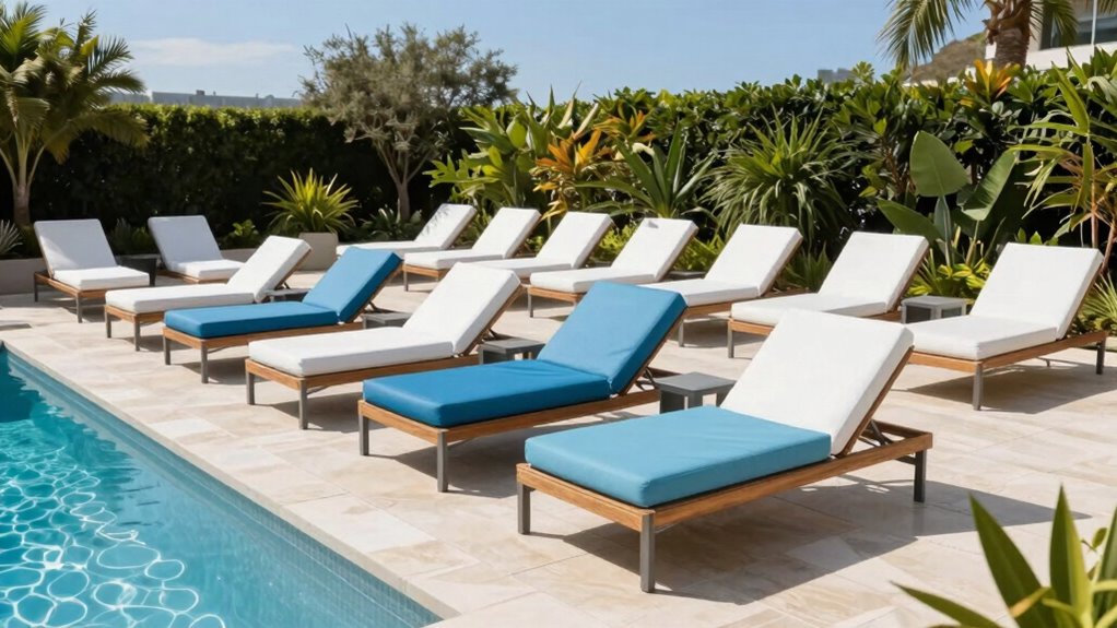 top poolside lounge sets