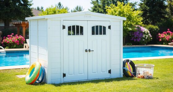 top resin pool storage sheds