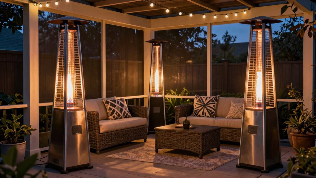 top screened porch heater options