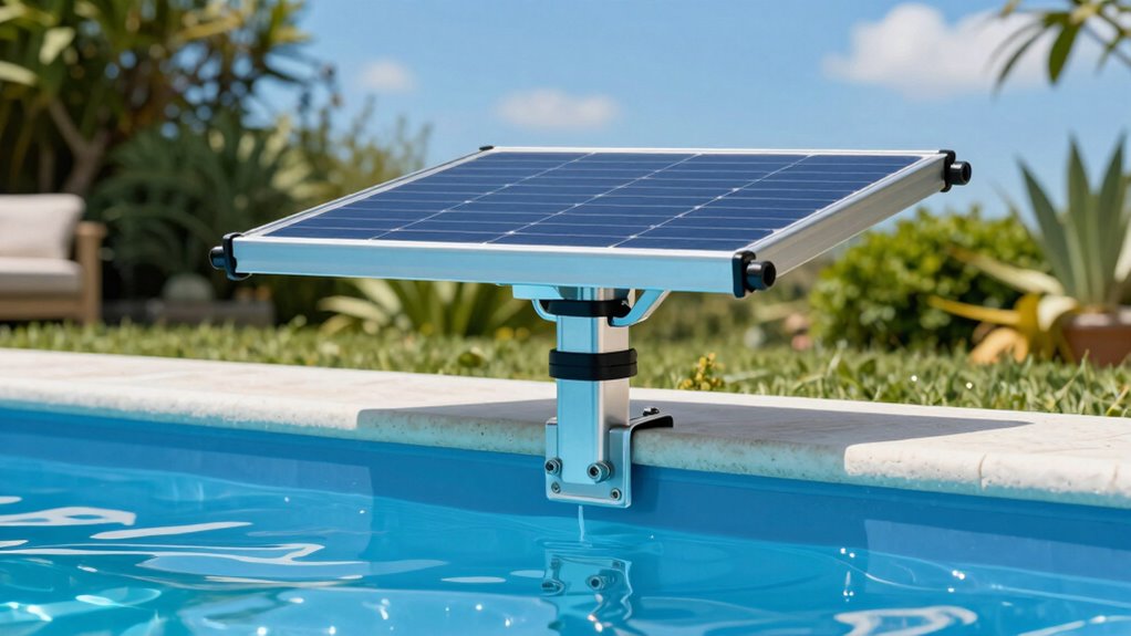top solar pool heater mounting kits