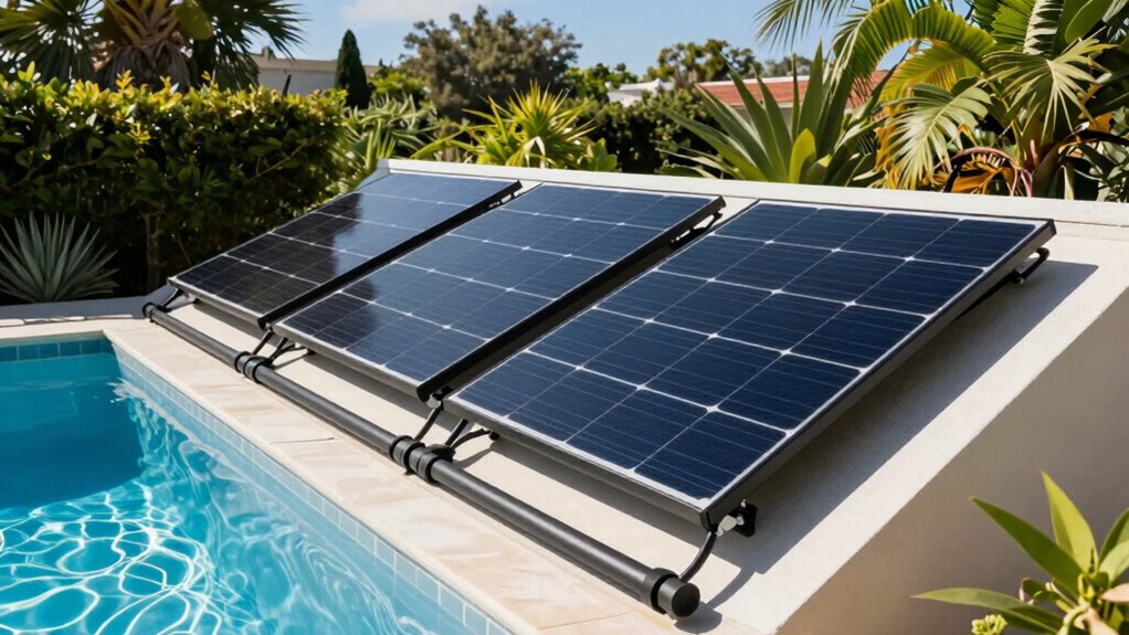 top solar pool heating panels
