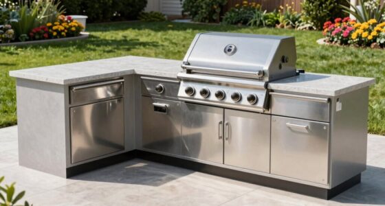 top stainless grill island kits