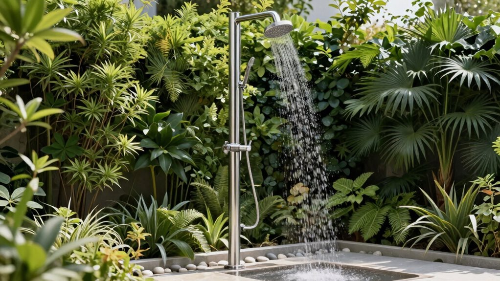 top stainless steel shower systems