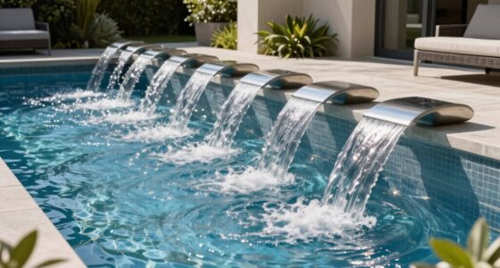 top stainless steel waterfall blades