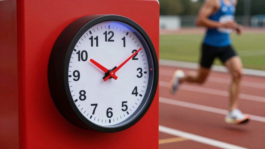 track progress with pace clock