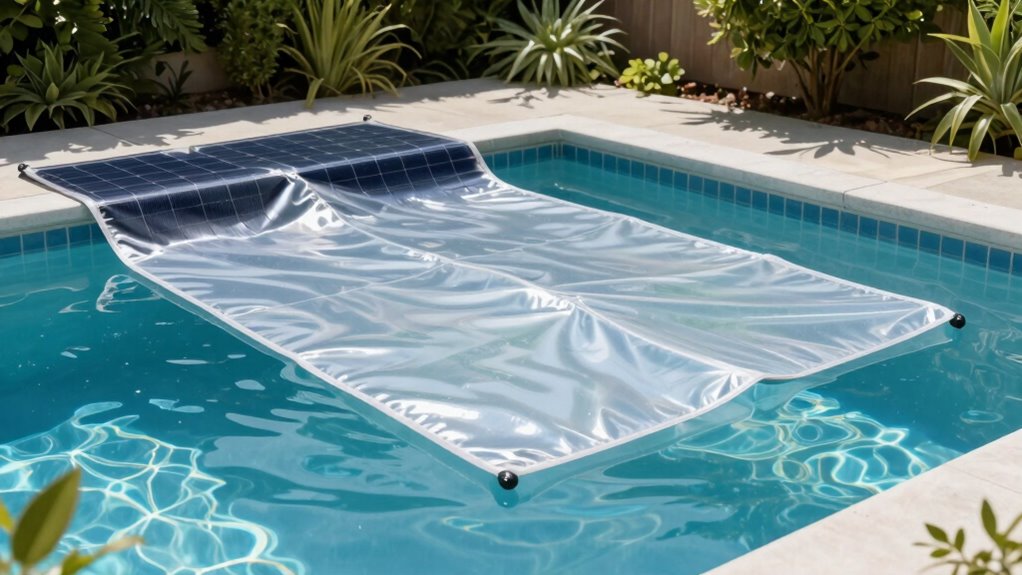 use solar pool covers
