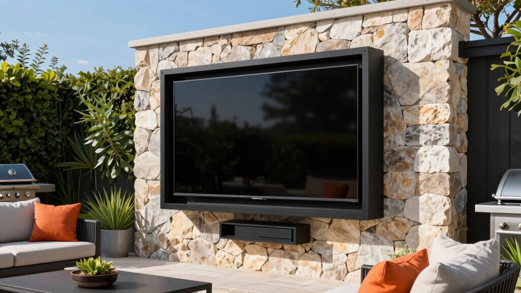 weatherproof outdoor tv protection