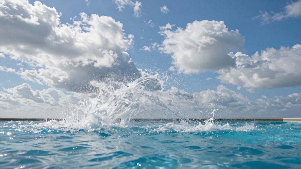 wind driven water spray loss