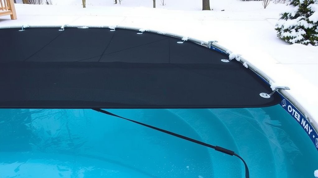 winter pool cover considerations