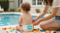 TIL swim diapers let the pee go in the pool, they are actually designed to