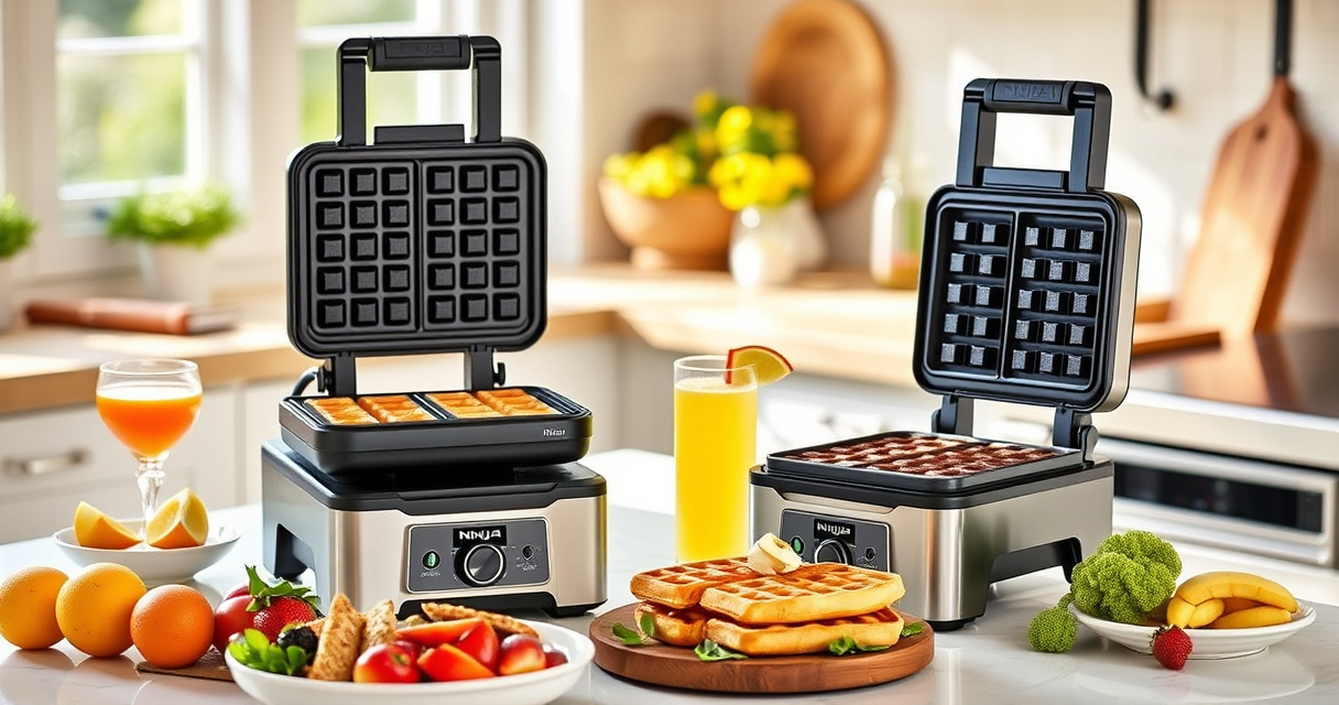 Make Perfect Summer Waffles with Ninja Belgian Waffle Maker Pro