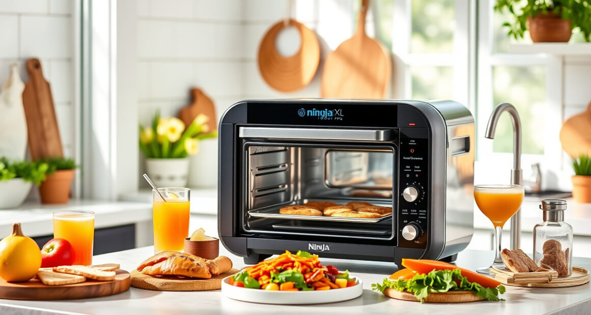 Summer Grilled Veggie Pizza with Ninja Foodi XL Pro Air Oven