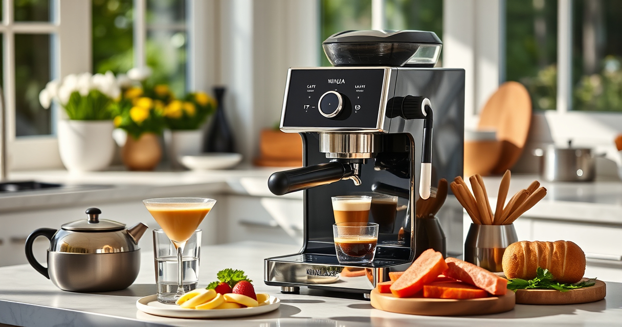 Beat the Heat with a Summer Iced Espresso using Ninja Luxe™ Café Pro