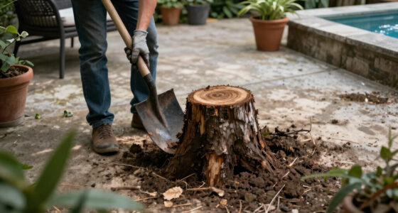 I Didn't Want To Pay To Remove My Old Tree Stump – So I Hid It In An Unconventional Way